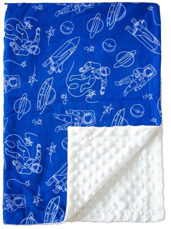 Custom baby blankets with name Orange Construction personalised baby blankets next day delivery