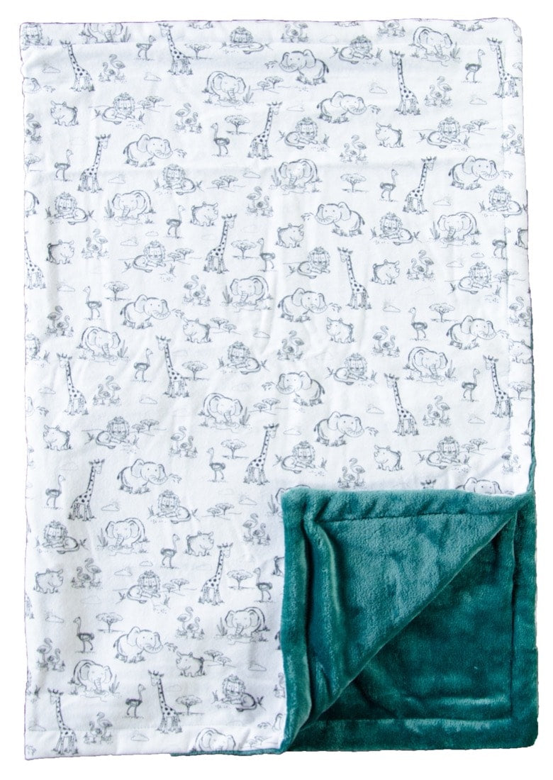 Custom baby blankets with name Orange Construction custom minky baby blankets