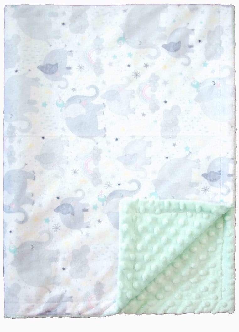 Custom baby blankets with name Silver Mighty Jungle customized blankets