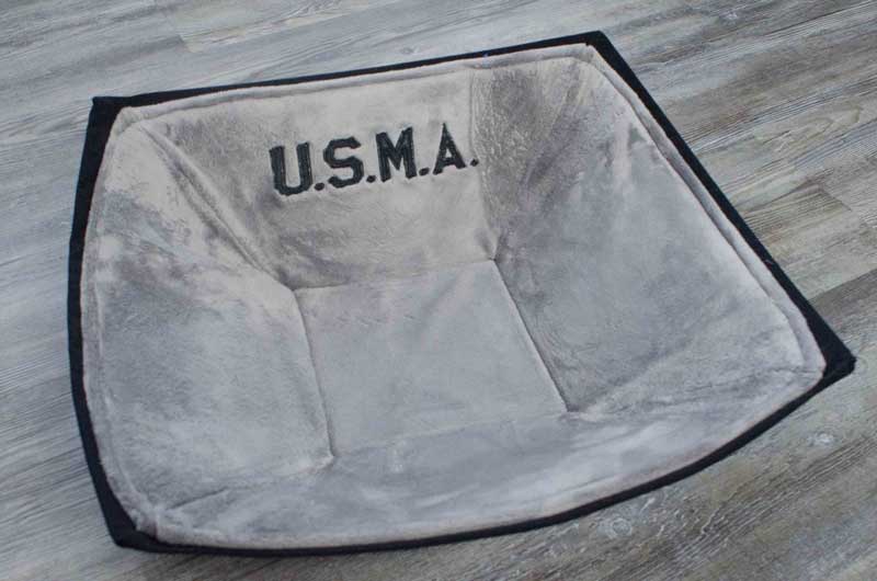 Custom baby blankets with name USMA Cat custom made baby blankets