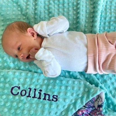 Custom baby blankets with name Newborn (27"x27") homemade baby blankets for sale