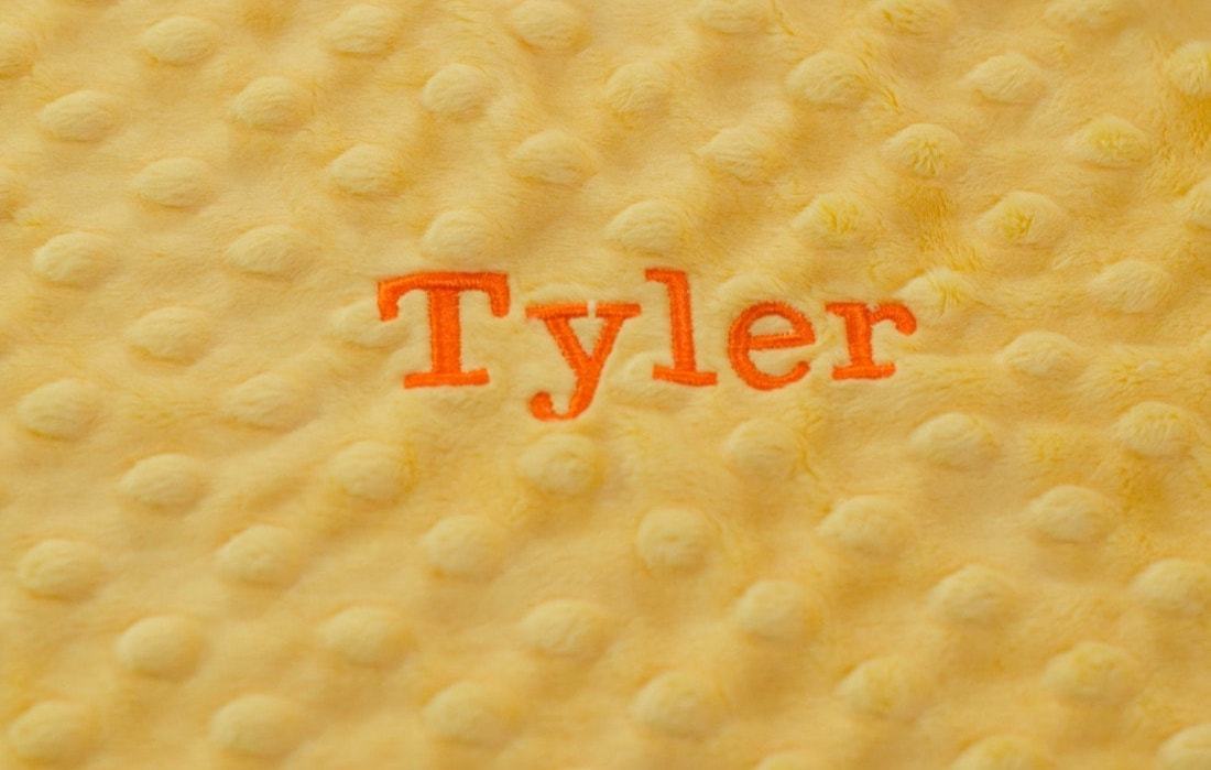 Custom baby blankets with name Infant (28"x40") minky baby blanket