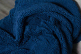 Navy Sherpa Backing Material