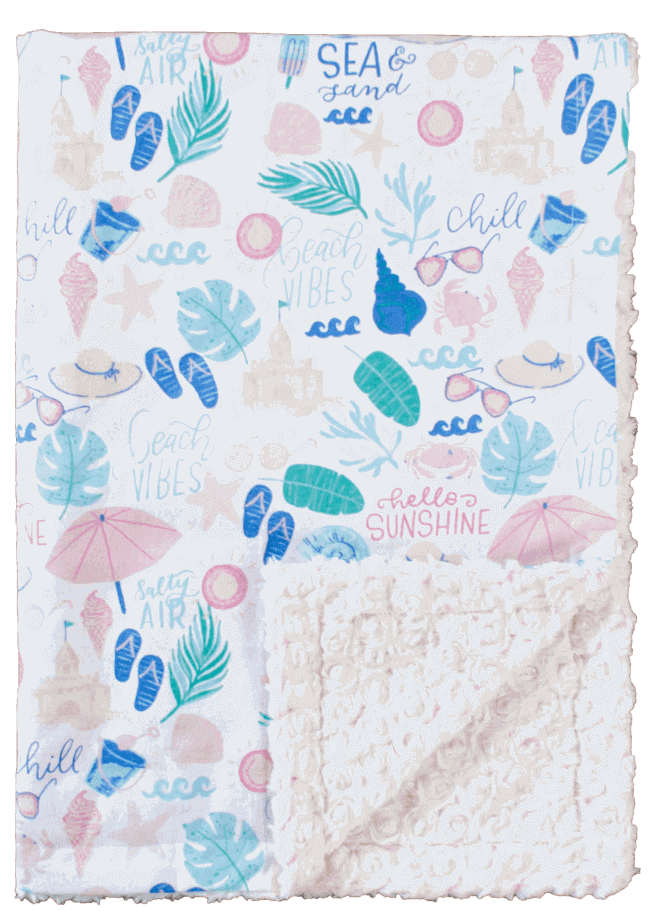 Custom baby blankets with name Orange Construction baby cuddle blanket