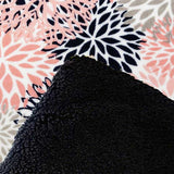 Coral Blooms Double Cuddle Throw Blanket