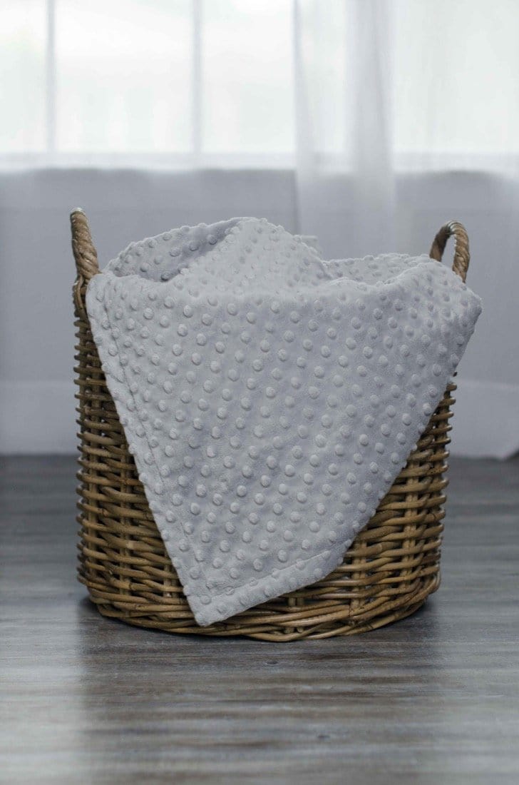 Custom baby blankets with name Newborn (27"x27") minky baby blanket