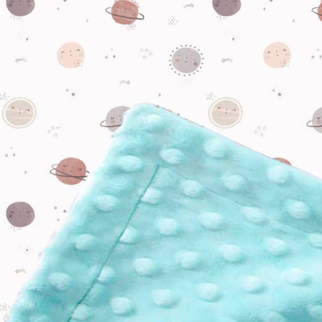 Custom baby blankets with name Silver Dimple Cuddle / E-I-E-I-O / Infant (28"x40") customized baby blanket