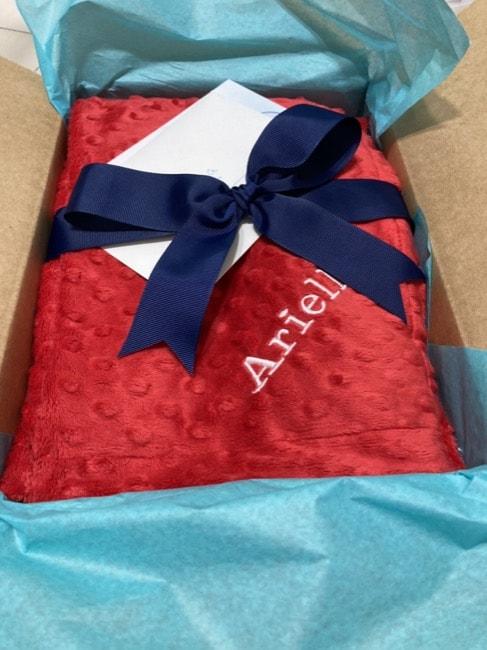 Custom baby blankets with name Infant (28"x40") customized blankets