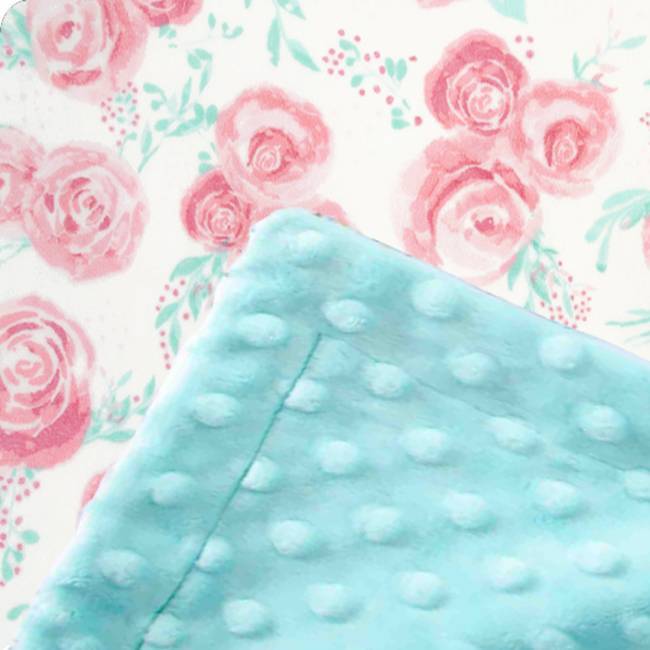 Custom baby blankets with name Silver Dimple Cuddle / E-I-E-I-O / Infant (28"x40") custom baby blanket