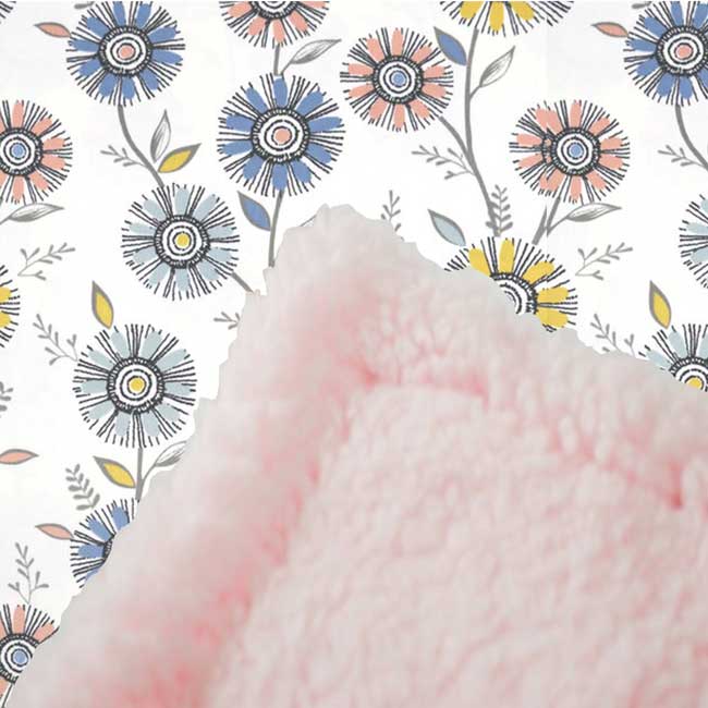 Custom baby blankets with name Coral Dimple Cuddle custom baby blankets with name