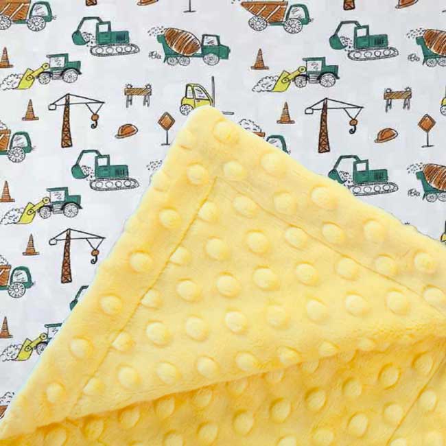 Custom baby blankets with name Silver Dimple Cuddle / E-I-E-I-O / Infant (28"x40")