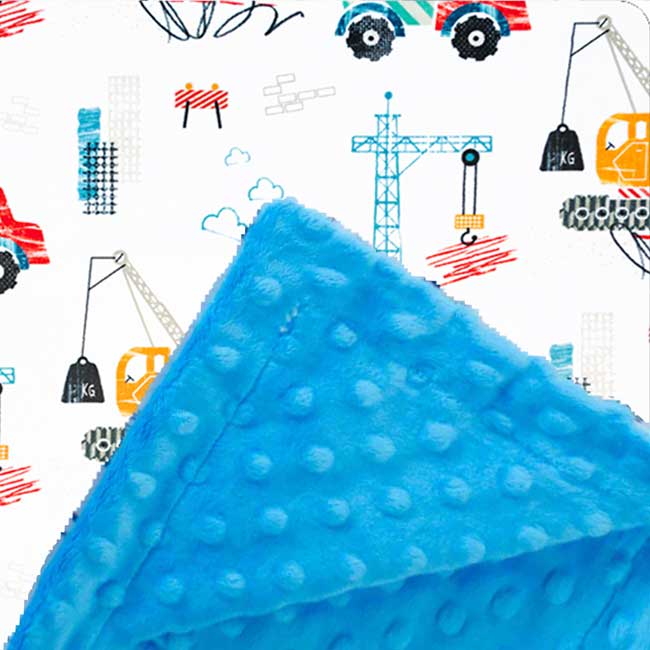 Custom baby blankets with name Silver Dimple Cuddle / E-I-E-I-O / Infant (28"x40") personalised baby blankets next day delivery