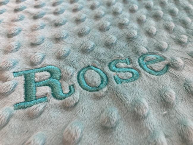 Custom baby blankets with name Newborn (27"x27") customized blankets