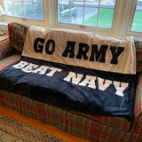 Beat Navy Blanket