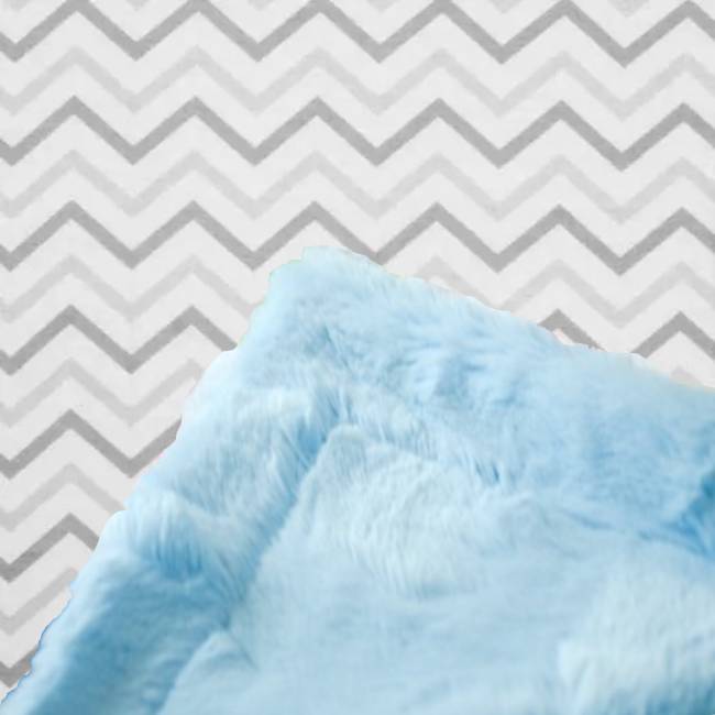 Custom baby blankets with name Baby Blue Hide Cuddle / Mighty Jungle / Infant (28"x40") customized blankets