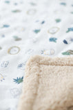Customized Minky Blanket Sand Stay Wild Luxe Cuddle