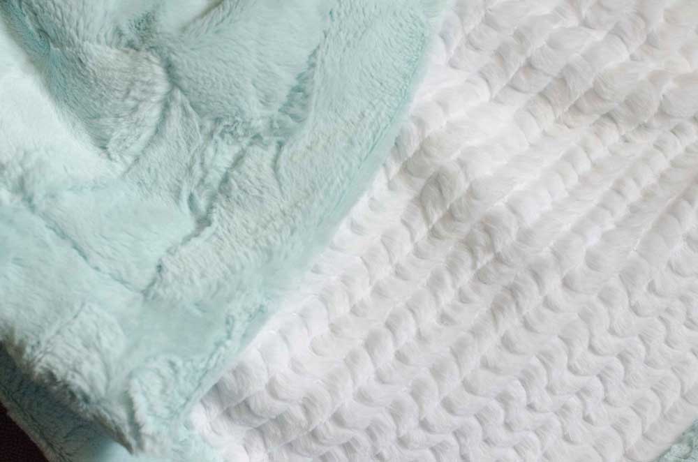 Custom baby blankets with name Quartz White custom baby blankets with name