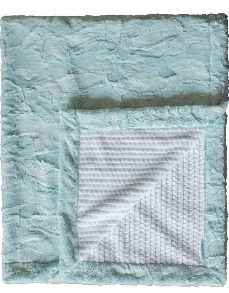 Custom baby blankets with name Quartz White customized baby blankets